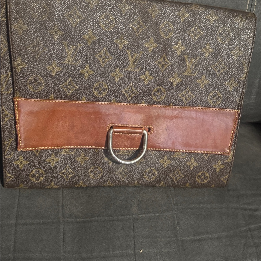 Louis Vuitton Brown Monogram Pouch